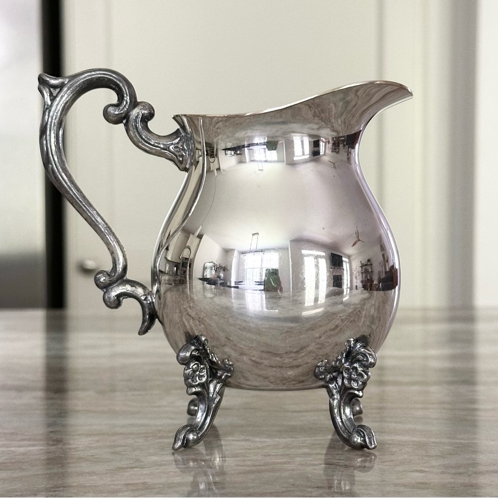 Sheridan Silver Plated Vintage Creamer Pitcher
